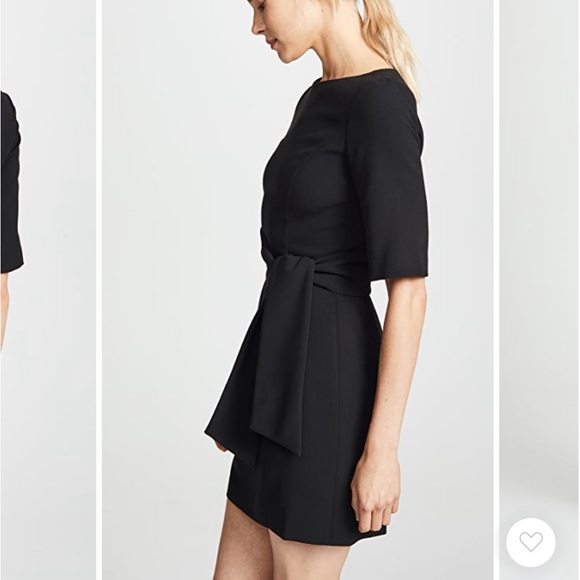 ALICE + OLIVIA VIRGIL BOAT NECK WRAP DRESS - Picture 3 of 11